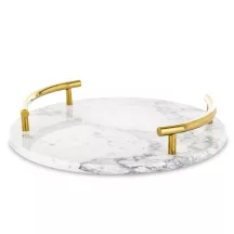 Márvány kínálótálca, Szürke