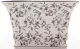 Porto virágmintás kaspó, Fehér