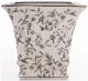 Porto virágmintás kaspó, Fehér
