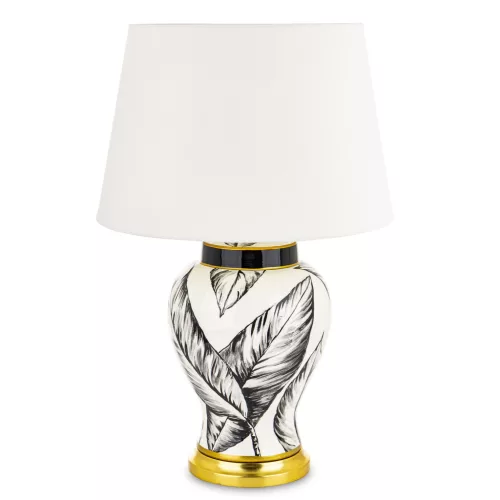 Leaf kerámia lámpa, Fehér