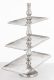 Loyd prémium süteményes kínálóállvány, Ezüst