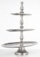 Loyd prémium süteményes kínálóállvány, Ezüst
