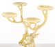 Elegáns szarvas gyertyatartó, Arany