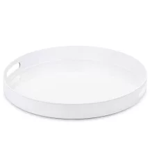 Kerek tálca, Fehér