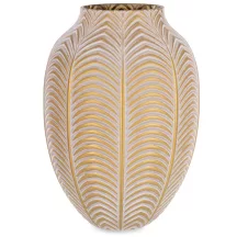 Szálkamintás váza, Arany