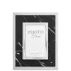 Asztali képkeret fekete paszpartuval, Ezüst