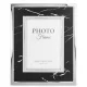 Asztali képkeret fekete paszpartuval, Ezüst