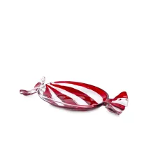 Cukorka formájú tálka, Piros