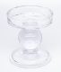 Üveg gyertyatartó, Átlátszó