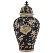 Amfora kerámia tároló, Fekete