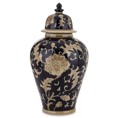 Amfora kerámia tároló, Fekete