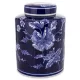 Amfora kerámia tároló, Sötétkék