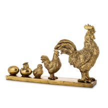 Kakas evolúció szobor, Arany