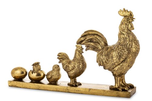 Kakas evolúció szobor, Arany