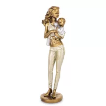 Anya-fia szobor, Bronz