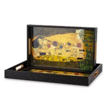 Gustav Klimt tálca szett, Fekete