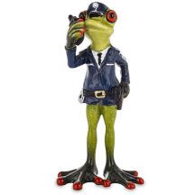 Rendőr béka dísz, Zöld