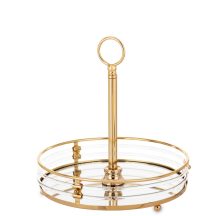 Art deco kínálótál, Arany