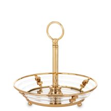 Art deco kínálótál, Arany