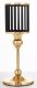 Art deco gyertyatartó, Arany