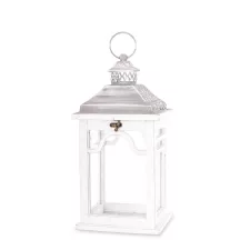 Vintage lámpás, Fehér