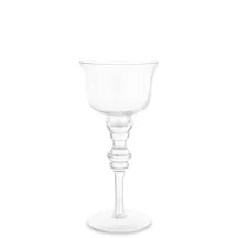 Üveg mécsestartó, Átlátszó