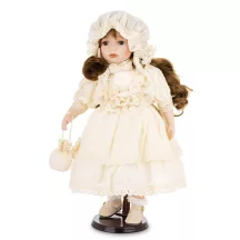 Prémium porcelán baba, Bézs