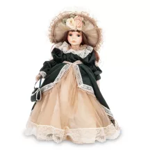 Prémium porcelán baba, Zöld