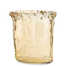 Rosa üveg váza, Világosbarna