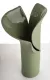 Flow design váza, Zöld