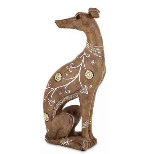 Elegáns kutya dísz, Barna