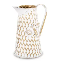 Kancsó formájú váza, Fehér