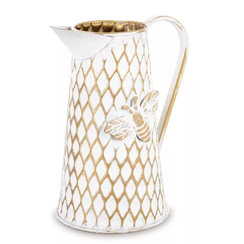 Kancsó formájú váza, Fehér