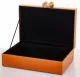 Achát kővel díszített ékszerdoboz, Narancssárga