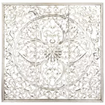 Díszes fali dekoráció, Ezüst