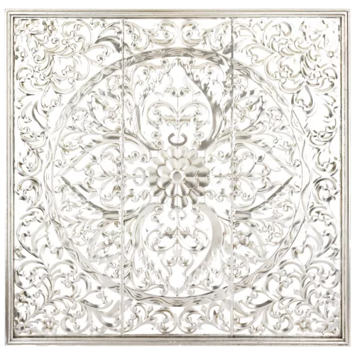 Díszes fali dekoráció, Ezüst