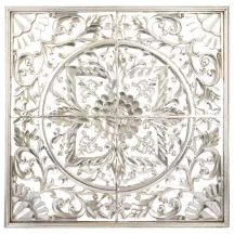 Díszes fali dekoráció, Ezüst