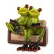 Gamer béka pár dísz, Zöld