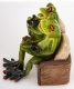 Gamer béka pár dísz, Zöld
