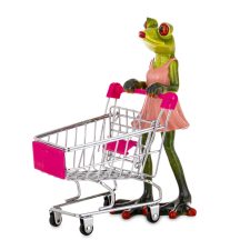 Vásárló béka dísz, Zöld