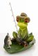 Pecázó béka dísz, Zöld