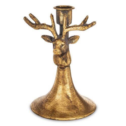 Rénszarvas gyertyatartó, Bronz