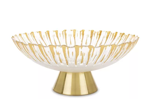 Elegáns kínálótál, Arany