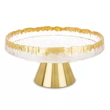 Elegáns kínálótál, Arany