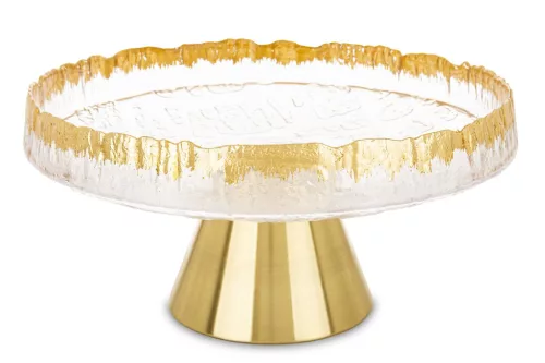 Elegáns kínálótál, Arany