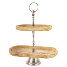 Woodstar fa kínálóállvány, Barna