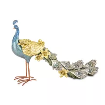 Színes pávamadár dísz, Arany