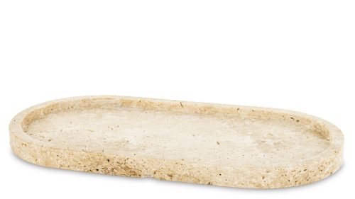 Dekor kínálótál, Bézs