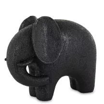 Elefánt dísz, Fekete