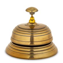 Elegáns asztali csengő, Arany
